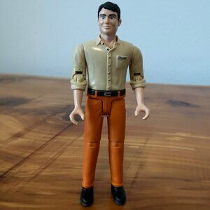 Bruber Action Figure Toy Beige Shirt/Orange Pants Man ('Made in Germany")